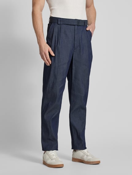 Michael Kors Chino mit Stoffgürtel Marine 4