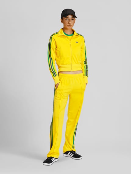 adidas Originals regular fit trainingsbroek met labelstitching Geel - 1