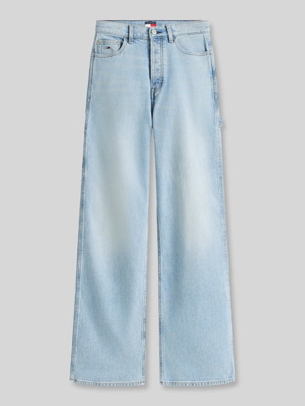 Tommy Jeans Wide & Loose Fit Jeans aus Baumwoll-Mix Modell 'CLAIRE' Jeansblau 2