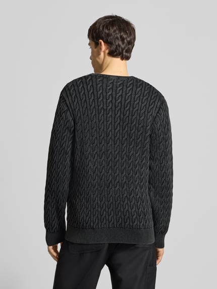 Levi's® Strickpullover mit Zopfmuster Modell 'PRESIDIO' Black 5