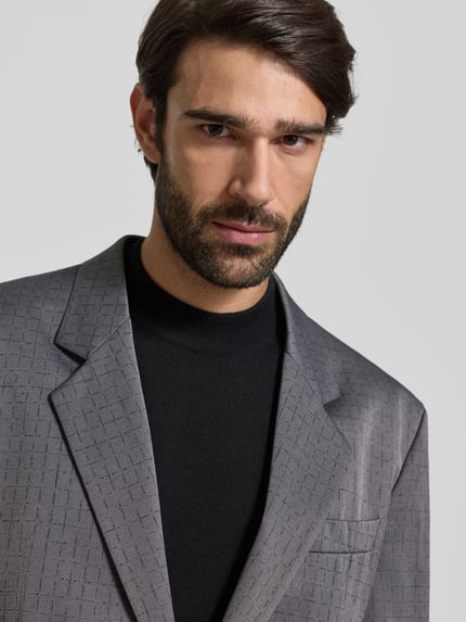HUGO Relaxed fit colbert van scheerwolmix model 'KARLO243X' Middengrijs - 3