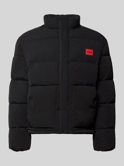 HUGO Daunenjacke mit Logo-Patch Modell 'BALTO2642' Black 2