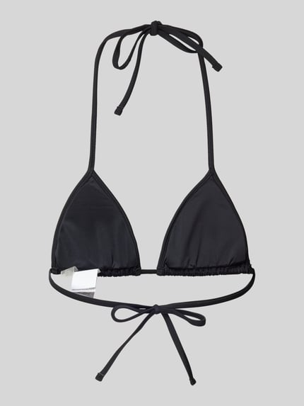 PUMA Top bikini z nadrukiem z logo Czarny 3