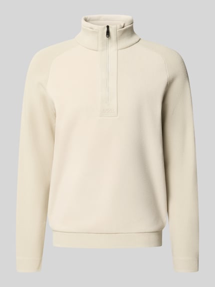 BOSS Green Regular fit teddyjack van viscosemix model 'Teddy' Offwhite - 1