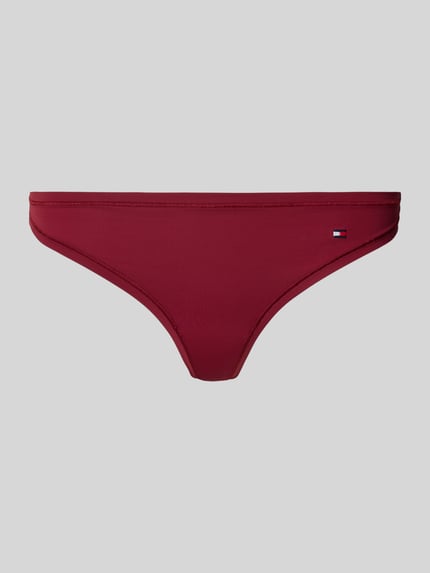 Tommy Hilfiger String mit Logo Stitching Rot 1