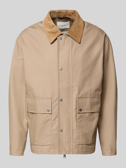 Regular Fit Jacke aus reiner Baumwolle Modell 'KYLE' Shop The Look MANNEQUINE