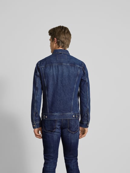 Diesel Jeansjacke mit Knopfleiste Jeansblau 5