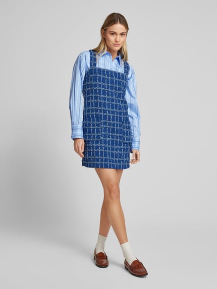 P&C* curated by Veronika Heilbrunner Verkorte overhemdblouse Blauw - 1
