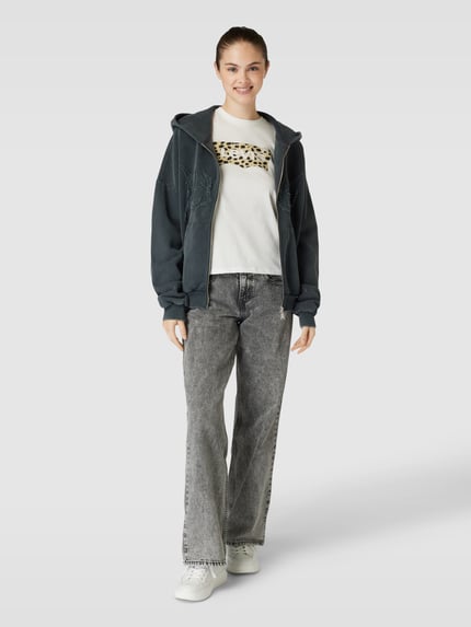Levi's® Straight Leg Jeans im 5-Pocket-Design Modell 'SUPERLOW' Anthrazit 1