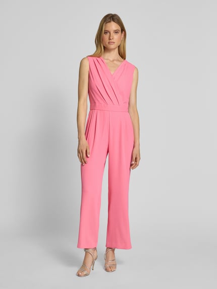 COMMA Jumpsuit in wikkellook Felroze - 4