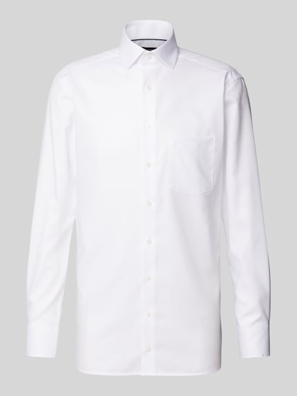 OLYMP Regular Fit Businesshemd mit Kentkragen Weiss 2