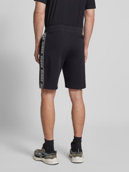 GUESS Activewear Shorts mit elastischem Bund und Tunnelzug Black 5