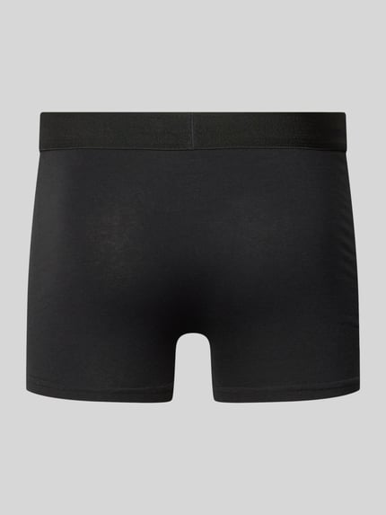 SNOCKS Trunks mit Logo und elastischem Bund im 2er-Pack Black 3