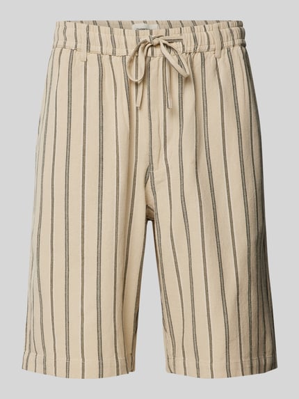 Thinking Mu Shorts mit Tunnelzug Modell 'CANVAS' Offwhite 2