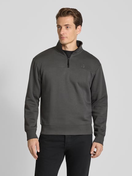Tom Tailor Denim Regular fit schipperstrui van katoenmix Antraciet - 4