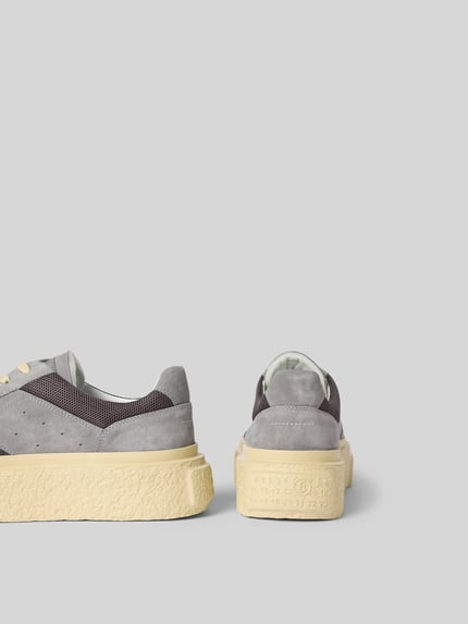 MM6 Maison Margiela Sneakersy na platformie Średnioszary 3