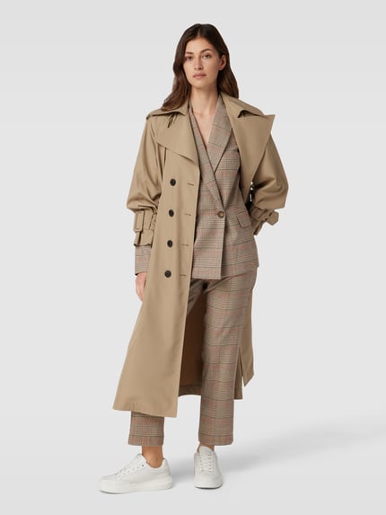 Christian Berg Woman Selection Blazer mit Hahnentrittmuster Camel 1