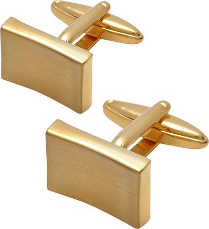 Lindenmann Manschettenknöpfe aus goldenem Metall Gold 4