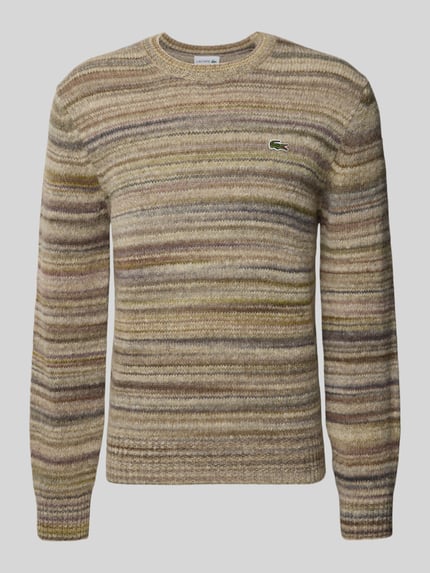 Regular Fit Strickpullover aus Woll-Mix Shop The Look MANNEQUINE