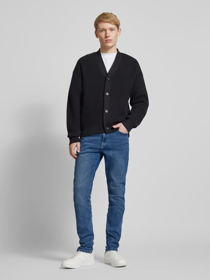 ONLY & SONS Jeansy o kroju slim fit z 5 kieszeniami model ‘LOOM’ Jeansowy niebieski 1