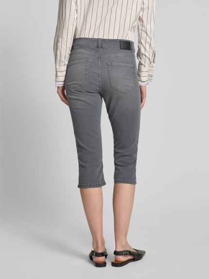 ANGELS Caprijeans aus Denim mit Umschlag Modell 'Capri' Mittelgrau 5