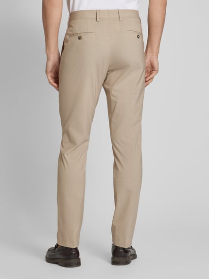 s.Oliver BLACK LABEL Slim fit pantalon met viscose Beige - 5