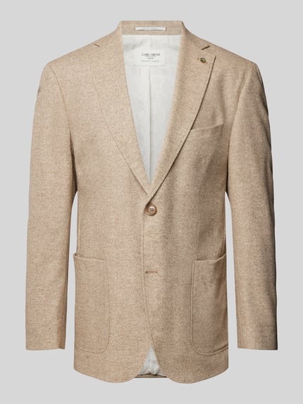 Carl Gross Colbert met zijde, model 'TEDRICK' Beige - 2