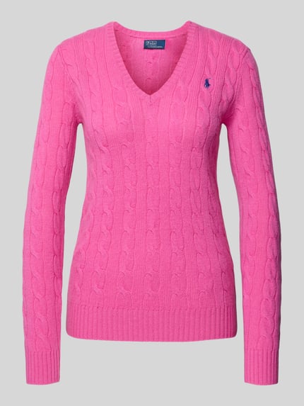 Polo Ralph Lauren Strickpullover mit Kaschmir-Anteil Modell 'KIMBERLY' Pink 2