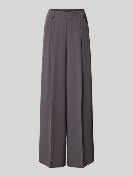 windsor. Wide Leg Stoffhose mit Bundfalten Purple 2