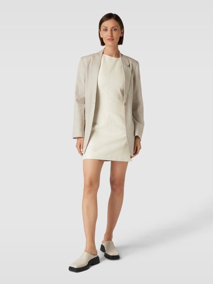 Tiger of Sweden Minikleid aus Leinen-Baumwoll-Mix Modell 'KLASY' Sand 1