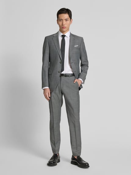 JOOP! COLLECTION Slim fit pantalon met wol model 'Blayr' Middengrijs - 1