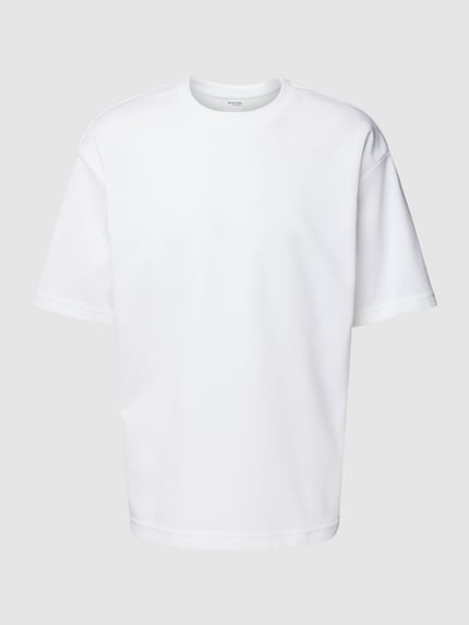 Selected Loose Fit T-Shirt mit Rundhalsausschnitt Modell 'OSCAR' Weiss 2