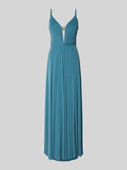 VM by Vera Mont Abendkleid mit Herz-Ausschnitt Hellblau 2