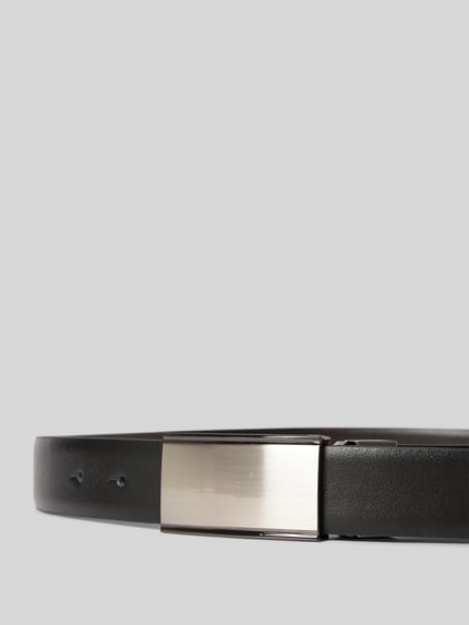 Christian Berg Men Ledergürtel mit Wendefunktion Black 2