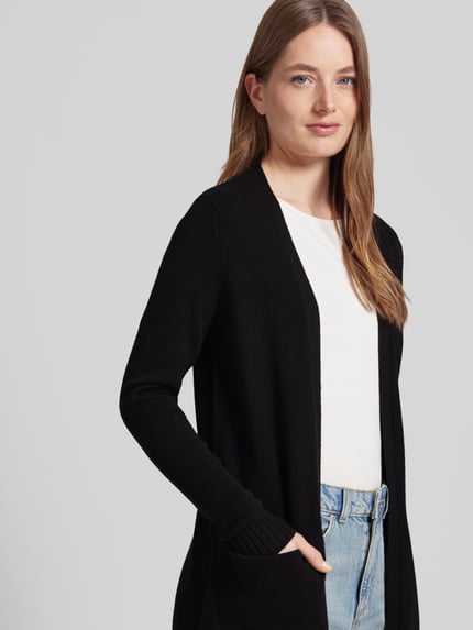 VILA Strickjacke mit Eingrifftaschen Modell 'VIRIL' Black 3