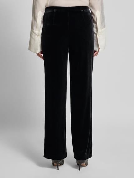 VERO MODA Relaxed Fit Samthose mit elastischem Bund Modell 'SHANNA' Black 5
