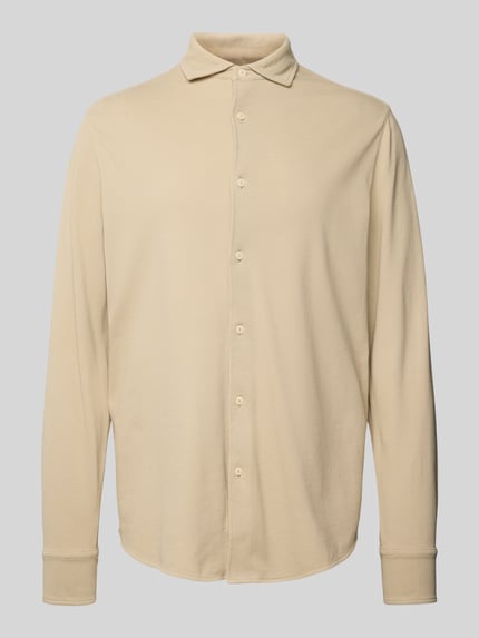 MC2 Saint Barth Freizeithemd mit Knopfleiste Modell 'AMALFI' Beige 2