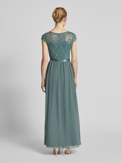 SWING Abendkleid mit Paillettenbesatz Schilf 5