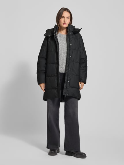 VERO MODA Regular Fit Steppmantel mit Kapuze Modell 'GREATAKYLIE' Black 1