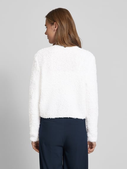 Marc Cain Gebreid jack met structuurmotief Offwhite - 5