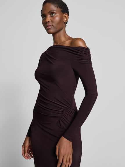 Forever New Cocktailkleid in Midilänge Modell 'Dixie' Pflaume 3