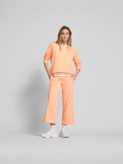 Juvia Bluza ze zrolowanym brzegiem Pomarańczowy 1
