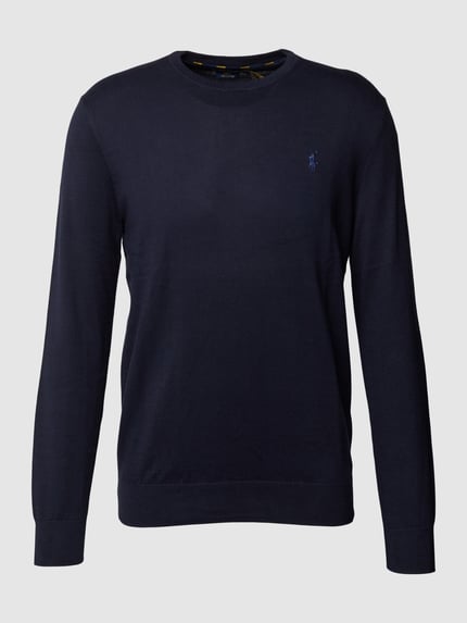 Polo Ralph Lauren Longsleeve mit Logo-Stitching Marine 1