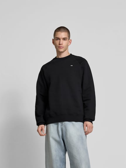 Wood Wood Oversized Sweatshirt mit Stehkragen Black 4