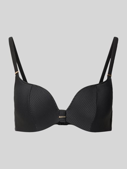 Bikini-Oberteil mit Label-Detail Modell 'CASSIE' Shop The Look MANNEQUINE