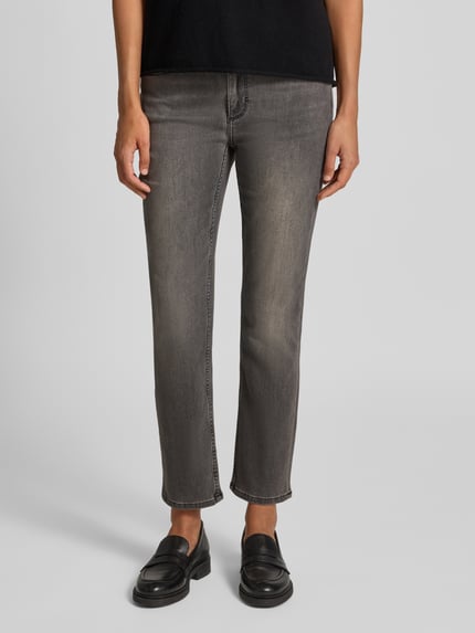 COMMA Jeans im Used-Look mit Eingrifftaschen Anthrazit 4