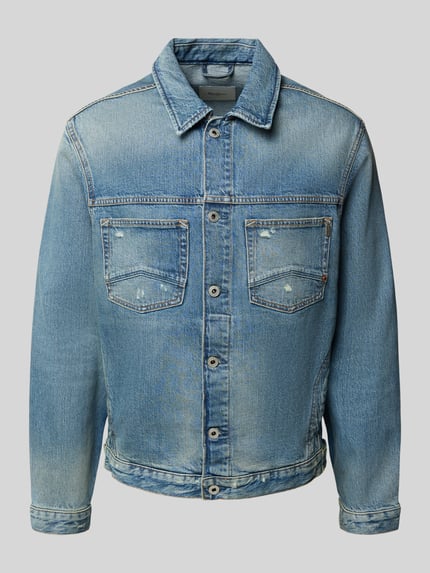 Pepe Jeans Regular Fit Jeansjacke aus Baumwoll-Mix Modell 'HORSHAM PALE TINT' Jeansblau 2