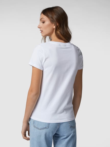 Levi's® T-shirt met v-hals Wit - 5