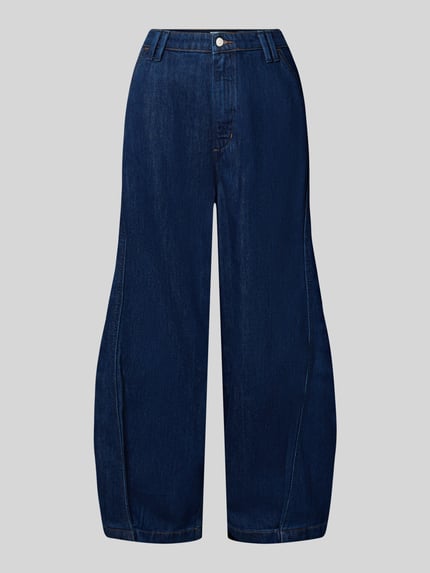 Produktfoto, Barrel Fit Jeans aus Baumwoll-Lyocell-Mix von Marc O'Polo in dunklem Blau, weite Beinform, Damen Barrel Jeans von Marc O'Polo DENIM