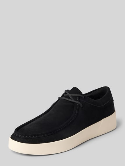 HUGO Buty sznurowane z naturalnej skóry model 'Lyde_derb_sd' Czarny 1